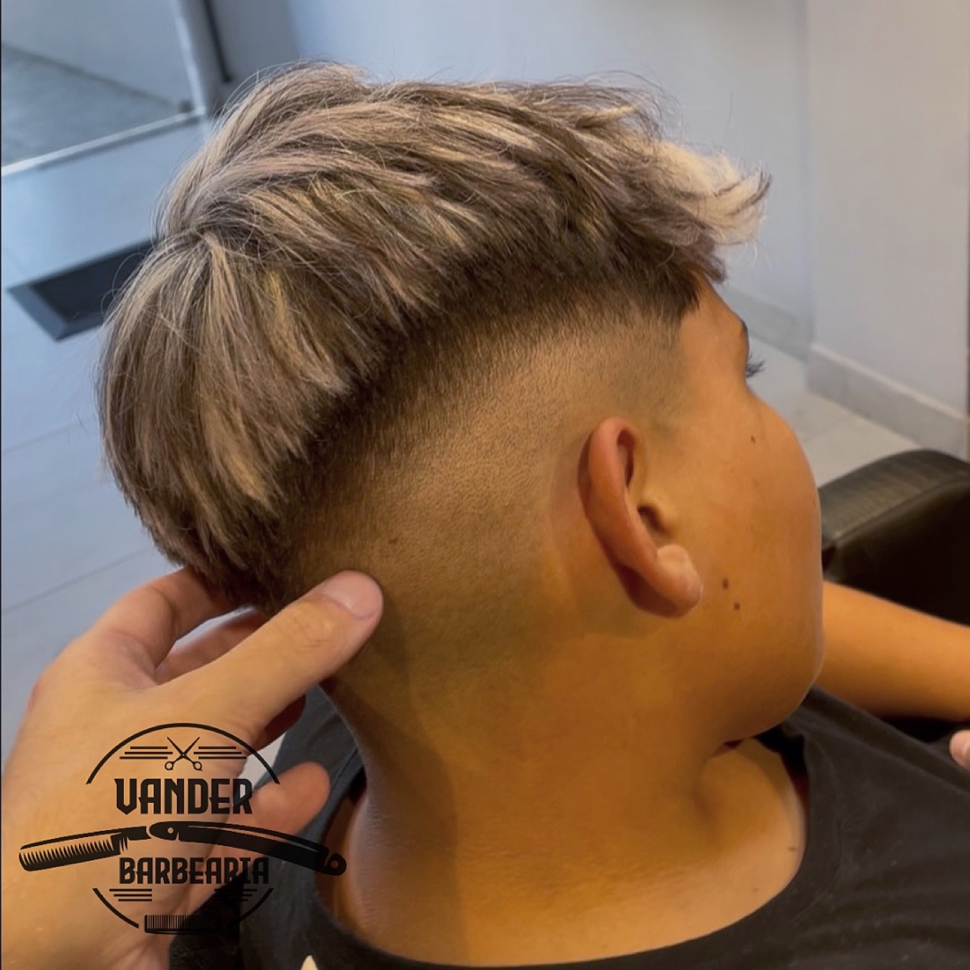 Corte com franja texturizada